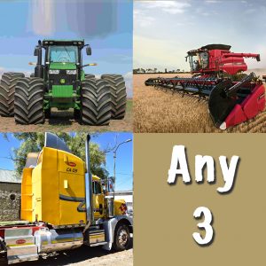Tractor, Combine Harvester, Truck - 3 Online Course Bundle